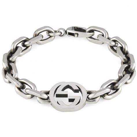 gucci double g line bracelet|Gucci link bracelet men.